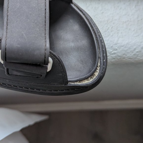 CHANEL - CC Interlocking CC Dad Sandal - Rubber - Black - EU 35 / US 5 - Picture 11 of 13